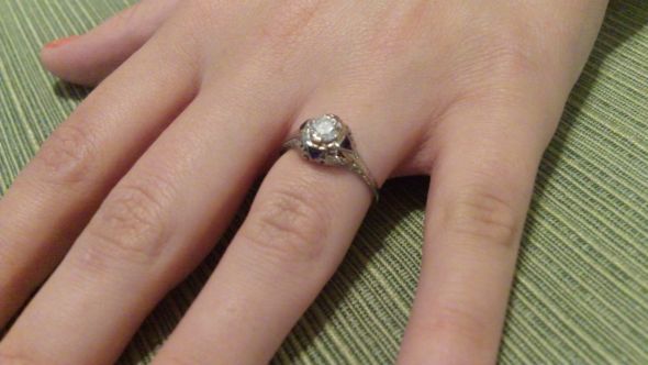 Show Off Antique Rings! :  wedding antique ring 114 0366