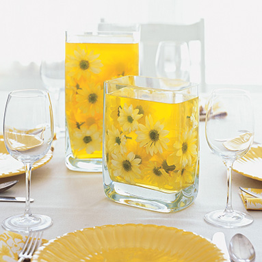 Opinions on centerpiece ideas!! pic heavy. :  wedding centerpieces unique Jello