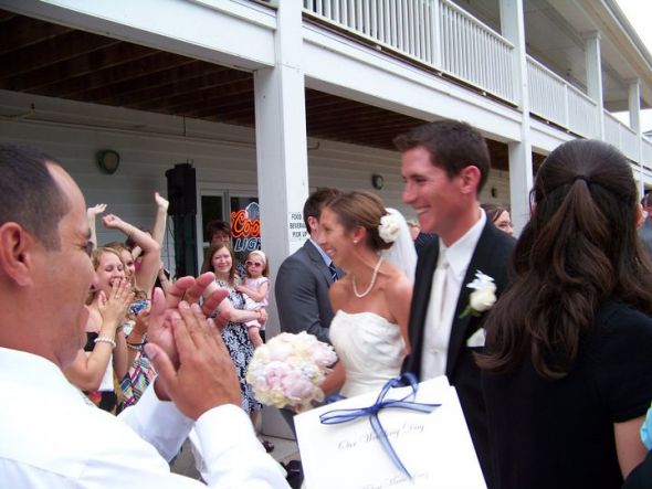 Walking back down the aisle with your new husband/wife :  wedding The Happy Walk