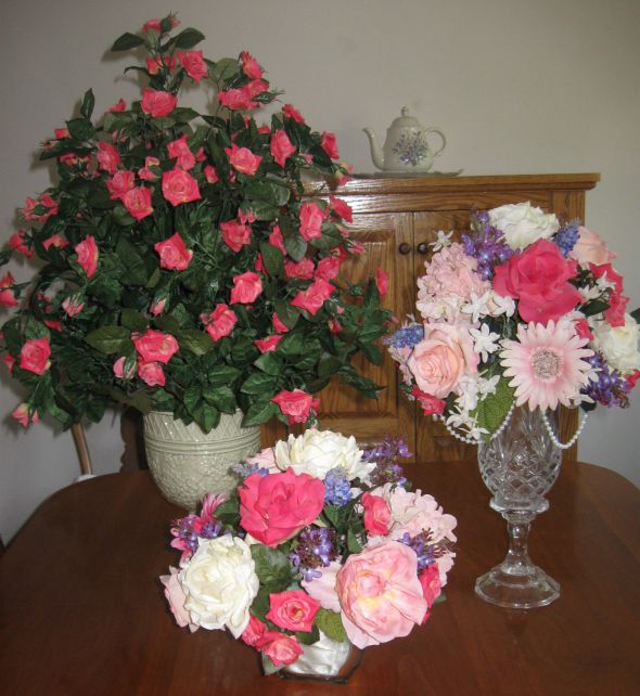6 Round 6 Tall and 2 Large Arrangements Professionally designed for my 