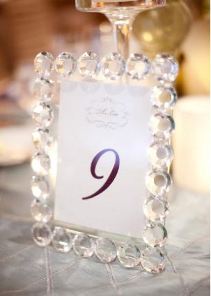 Crystal frames wedding Tablenumber 1 year ago