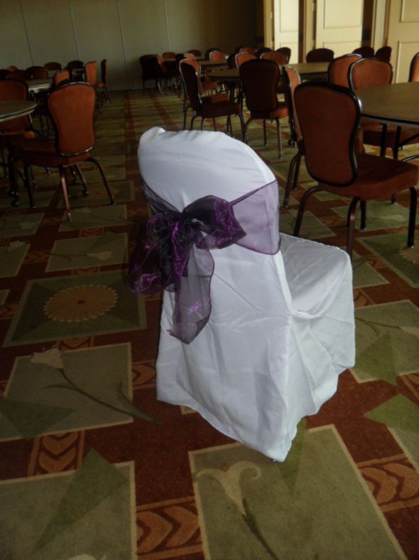 wedding linens chair cover