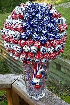 Patriotic Lollipop Centerpiece