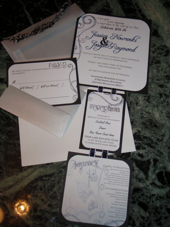 DIY Invites: how long did they take? :  wedding diy invites invitations Fall 2010 173
