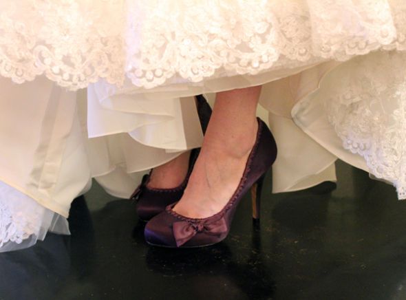 Post Your Purple Wedding Shoes!! :  wedding purple wedding shoes Shoes