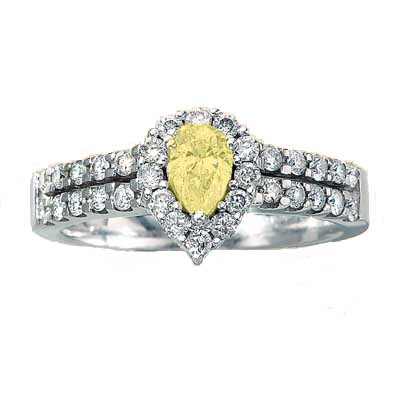 Really digging the pear shape recently... : wedding Cutout Ring