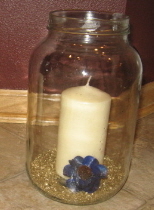 show off your completed DIY projects! : wedding Gallon Jars