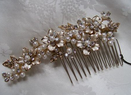 What are you wearing in your hair? : wedding Hair Comb