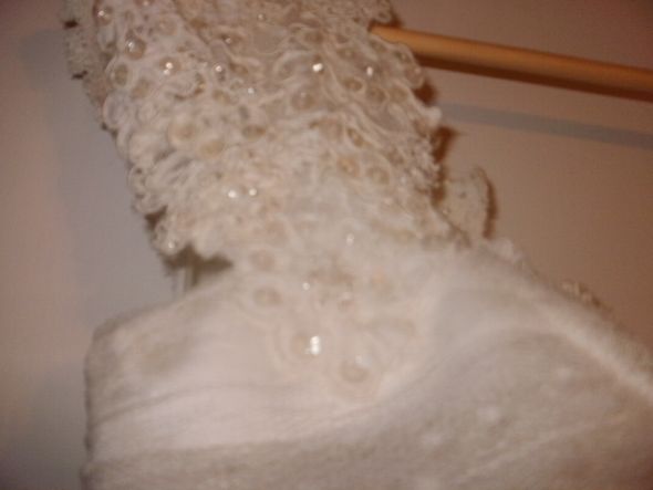 Here 39s a close up of the sleeves I handbeaded them myself