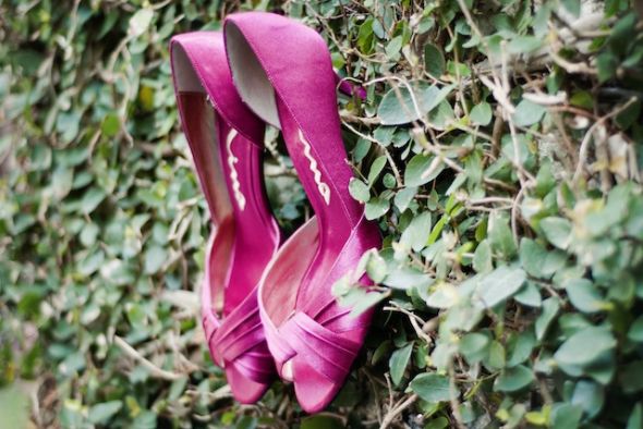 Can I see your *pink* wedding shoes? : wedding shoes pink blush coral peach pumps heels flats preowned must have wedd shoes 1 DSC2704
