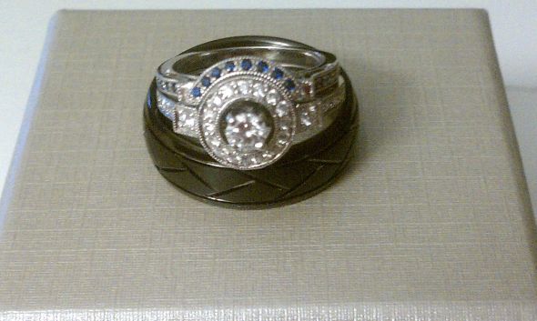 Show me your colored wedding bands! : wedding IMAG0279