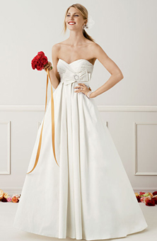 My Dress!! Share yours! :  wedding dress T3039 Davids Bridal Wedding Dress Primary
