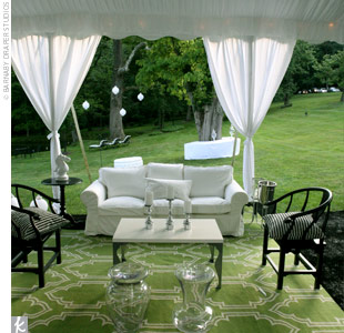 I have TONS of leftover fabric! :  wedding Outdoor Wedding Reception