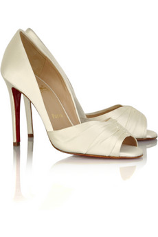 Why hello, red soles! Show me your Louboutins! :  wedding christian louboutin louboutin red sole shoes 92511 In L