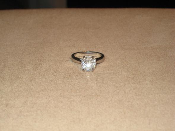 Show me your 2ct and over rings! :  wedding diamond moissanite big carat 2 carat 3 carat simulant Ering2
