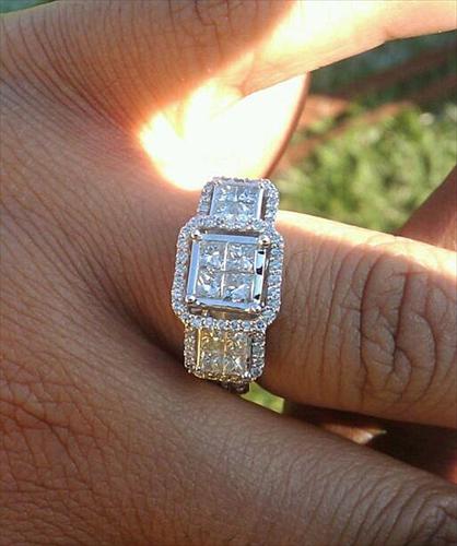 Just for fun - Does your dress match the style of your E-ring? Post Pics! :  wedding Ring