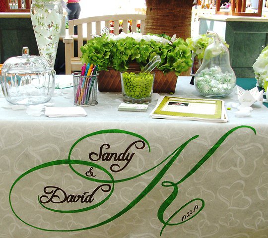 WANTED Green and Ivory wedding decor wedding wedding decor green ivory