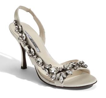 ... : wedding crystals ivory shoes vera wang Vera Wang Elizabeth Heels