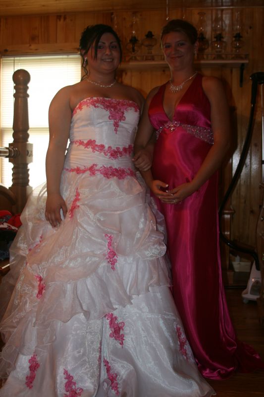 My wedding was Pink White and Black colors I paid a lot more for this dress 