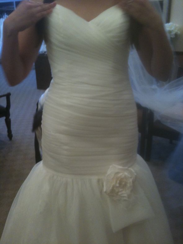 Let me see your dresses!! I'm sick of seeing them on models!! : wedding Dress8