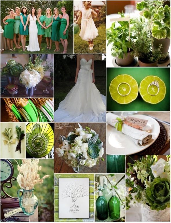 Anyone else feel BI-polar sometimes when trying to make color choices? PIC HEAVY :  wedding inspiration boards teal gold lavender purple green fall vintage rustic blush copper My Green Inspiration Board