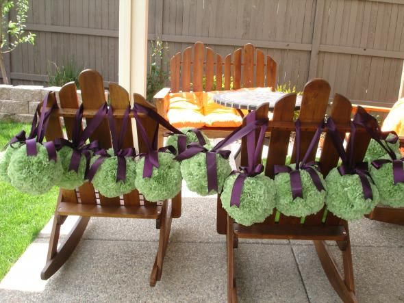 NEED PURPLE PLUM AND GREEN FOR MARCH 2011 WEDDING I have 12 green 