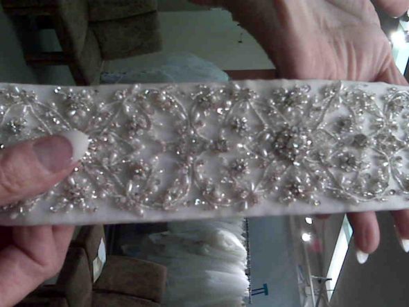 Marisa 810  Bridal Beaded Belt :  wedding sash beaded belt marisa IMG00092