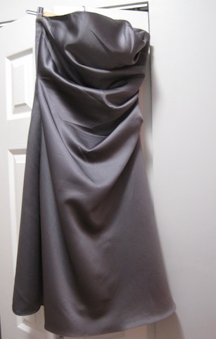What dress colour with my decor... Black or Grey? :  wedding dress bridesmaid grey gray black colour color Grey Dress Colour