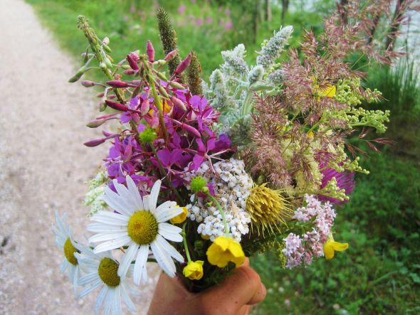 Inspiration for a wildflower bouquet : wedding Europe 212