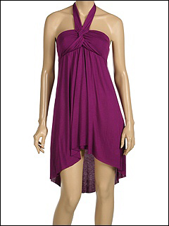 What kind of necklace with a halter dress : wedding Halter Dress 2