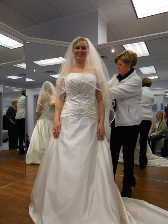 Any real Alfred Angelo Brides? :  wedding Wedding1