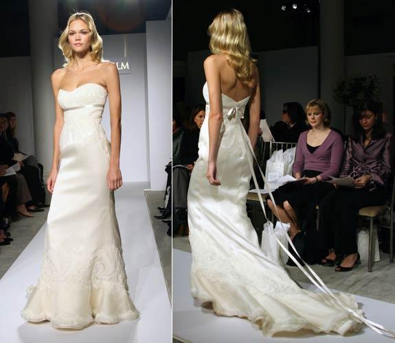 Jim Hjelm 8709 Ivory Size 12 : wedding jim hjelm 8709 jim hjelm jh8709 ivory size 12 alencon lace dress Jim Hjelm 8709 Runway