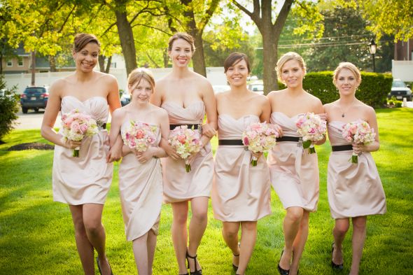 Bridesmaids Dress role call....show em' off girls! :  wedding tidebuycom bridesmaid dresses fall autumn Girls W Flowers