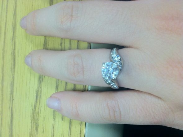 Show Me the SIde Profile of Your Ring! :  wedding Ring Above