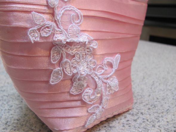 my diy bouquet purse :  wedding pink bouquet diy creative unusual cute vintage lace flowers cherry blossoms 1 IMG 1563 wedding flowers diy bouquet clutch purse accessories unusual lace cherry blossom pink brown white ivory inspiration ceremony dress IMG 1563 