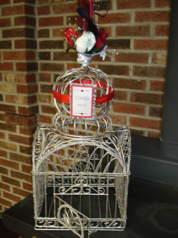 Package deal you get the red sign silver sign holder black basket with 