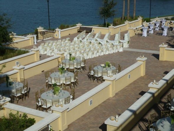 Lets see everyones venue :  wedding venue reception decor Srl Terrace1