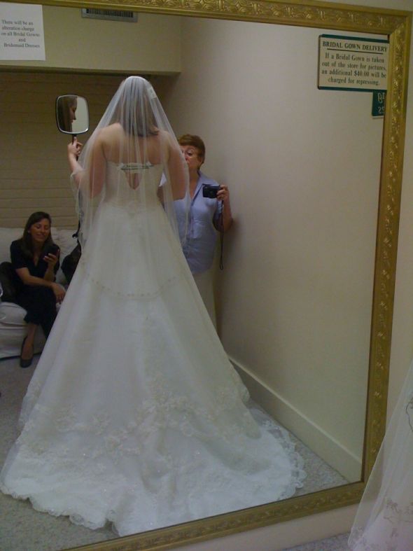 Any Casablanca 1992 brides out there? :  wedding casablanca 1992 dress Back Of Dress