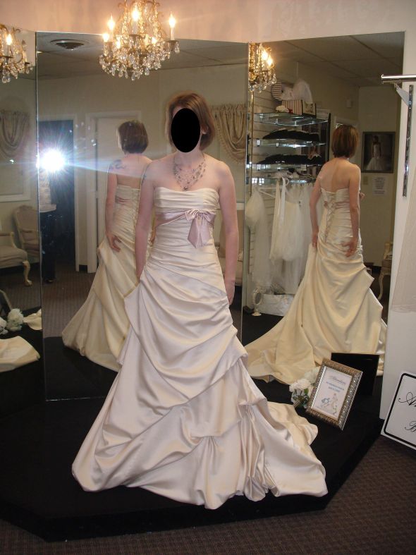Let me see your dresses!! I'm sick of seeing them on models!! :  wedding Maggie Dallas Marie 2