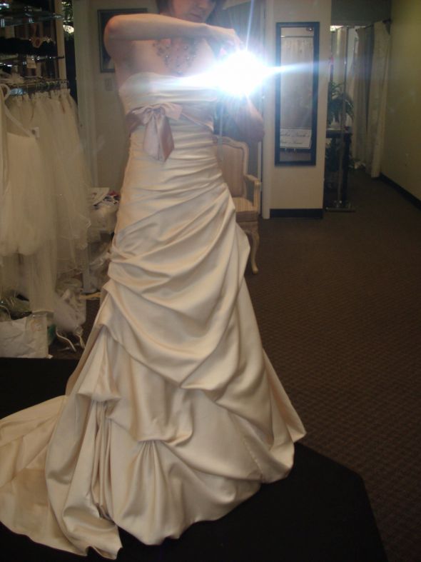 Let me see your dresses!! I'm sick of seeing them on models!! :  wedding Maggie Dallas Marie 3