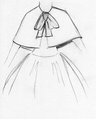 To glove...or not to glove? :  wedding Capelet