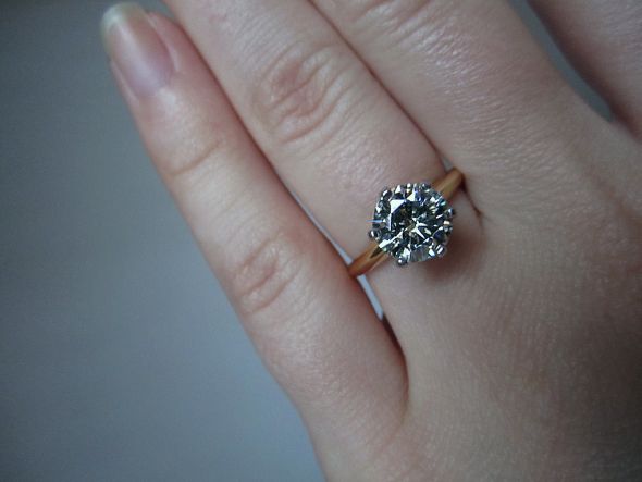 What's the story behind your engagement ring? :  wedding engagement ring proposal Myeringsml
