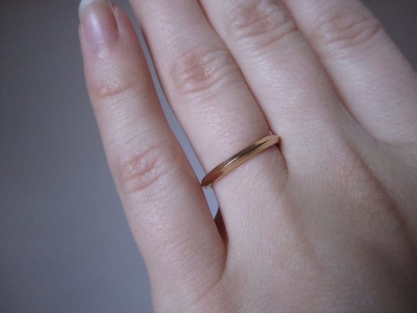 Post your Wedding Bands! :  wedding wedding band band ring engagement ring gemstone colored stone diamonds diamond alternatives Myweddingband2