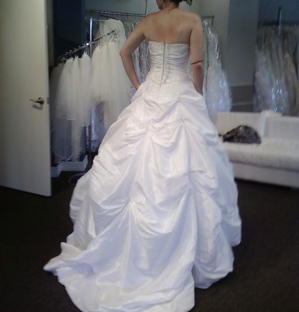 Ballgown Wedding Dress For Sale! Atelier Diagonal! :  wedding dress atelier diagonal 834 1 gown bridal sale white silver AtelierDiagonal
