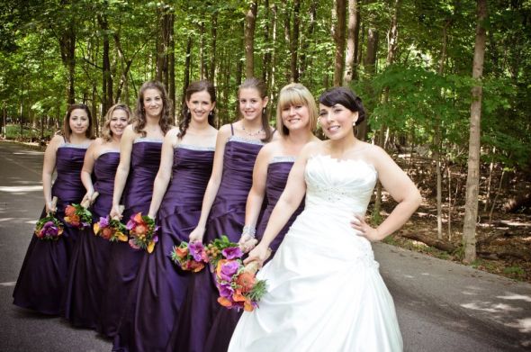 Our vintage eclectic recap (Pic Heavy + a s'mores bar!) :  wedding recap purple teal and orange vintage eclectic smores bar 1 purple shoes mission hills northbrook 301459 10100740470313437 8649693 65296968 1370037079 N