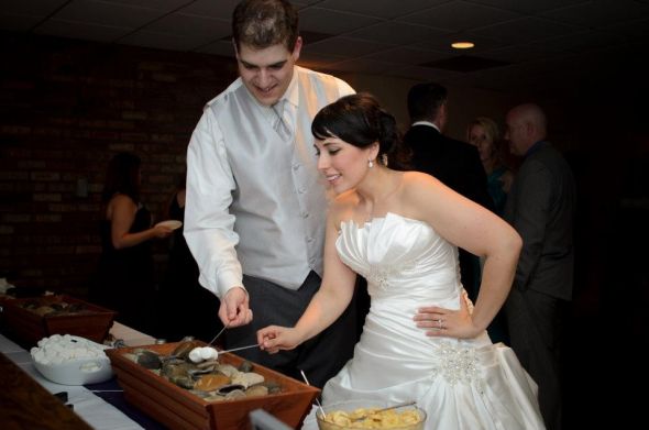 Our vintage eclectic recap (Pic Heavy + a s'mores bar!) :  wedding recap purple teal and orange vintage eclectic smores bar 1 purple shoes mission hills northbrook 311747 10100740696335487 8649693 65300059 1113939357 N