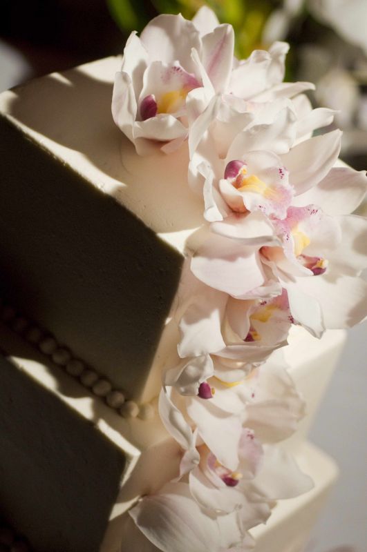 Pictures of your non-fondant cake... :  wedding cake buttercream fondant Cake