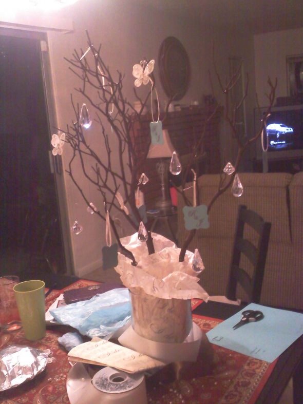 Our mockup centerpieces wedding Tree