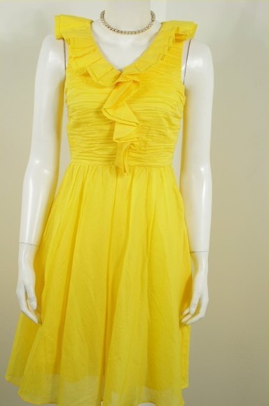 Yellow bridesmaid dress: too casual? :  wedding yellow bridesmaid dress Bmaiddress
