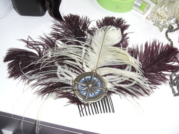 Feather fascinator: my 